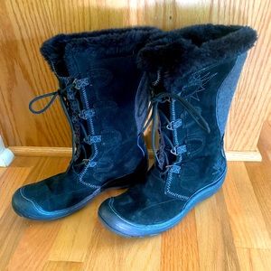 Womens Privo black leather boots